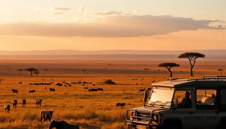  jeep landrover hartebeest African elephant Loxodonta africana impala Aepyceros melampus-0