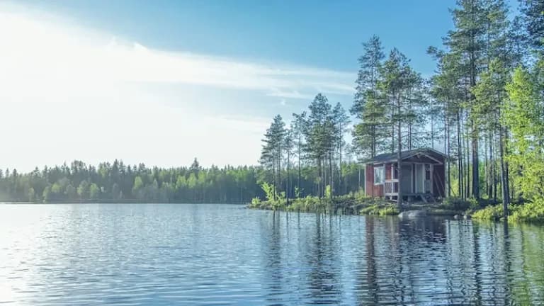  boathouse lakeside lakeshore canoe mobile home manufactured home-0