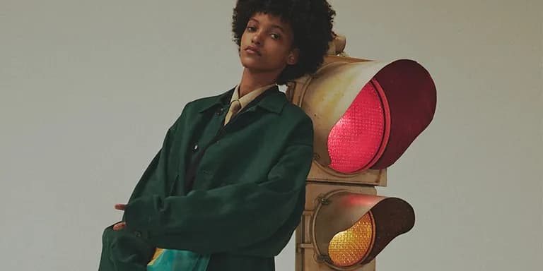  traffic light traffic signal stoplight spotlight spot street sign suit suit of clothes-0