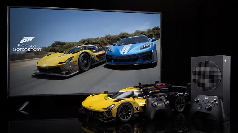  racer race car racing car sports car sport car television television system monitor desktop computer-0