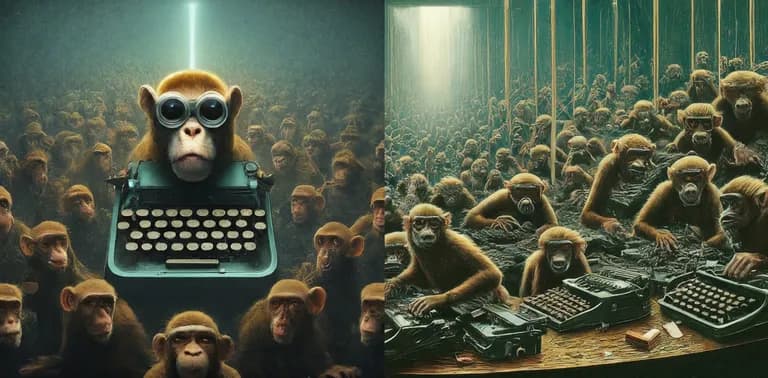  space bar typewriter keyboard chimpanzee chimp Pan troglodytes gibbon Hylobates lar-0