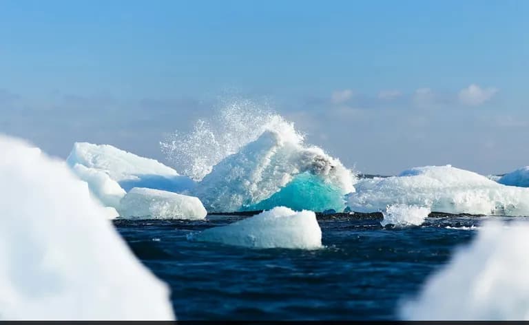  ice bear polar bear Ursus Maritimus Thalarctos maritimus volcano king penguin Aptenodytes patagonica geyser-0