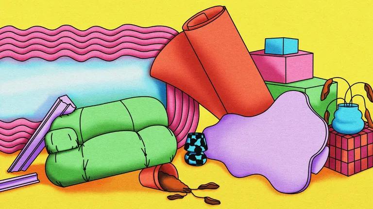  comic book paper towel jigsaw puzzle studio couch day bed-0