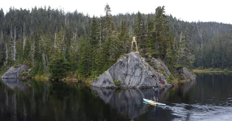  lakeside lakeshore canoe promontory headland head foreland cliff drop drop-off-0