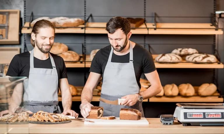  bakery bakeshop bakehouse French loaf grocery store grocery food market market bagel beigel-0