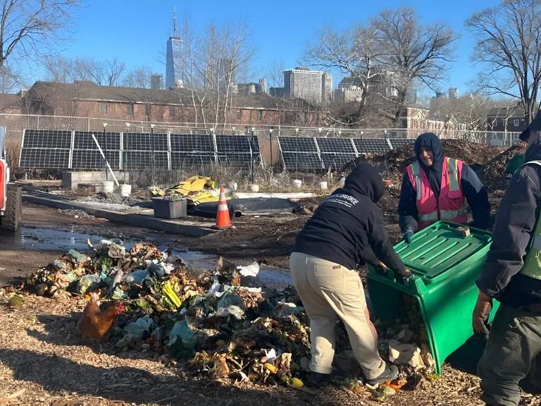  garbage truck dustcart ashcan trash can garbage can wastebin ash bin ash-bin ashbin dustbin trash barrel trash bin barrow garden cart lawn cart wheelbarrow snowplow snowplough-0