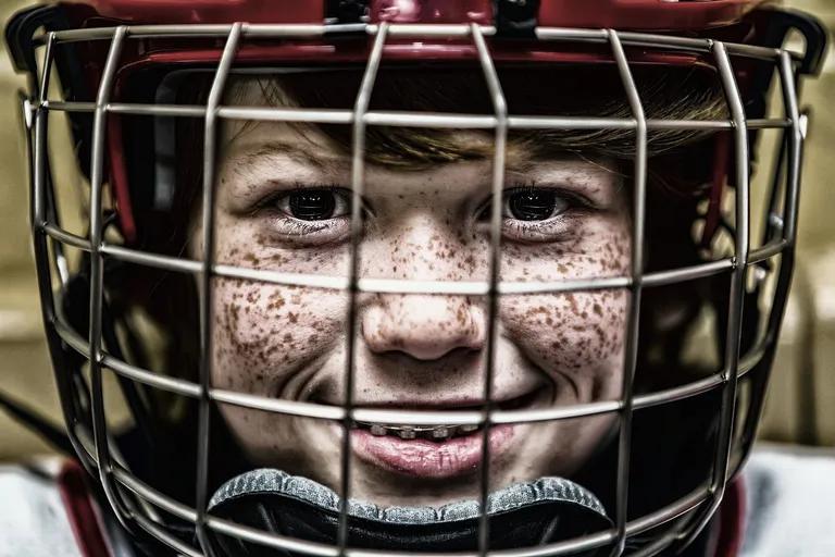  crash helmet football helmet puck hockey puck mask-0