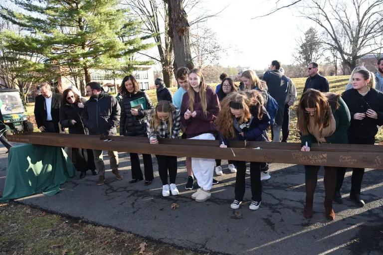  balance beam beam park bench worm fence snake fence snake-rail fence Virginia fence marimba xylophone-0