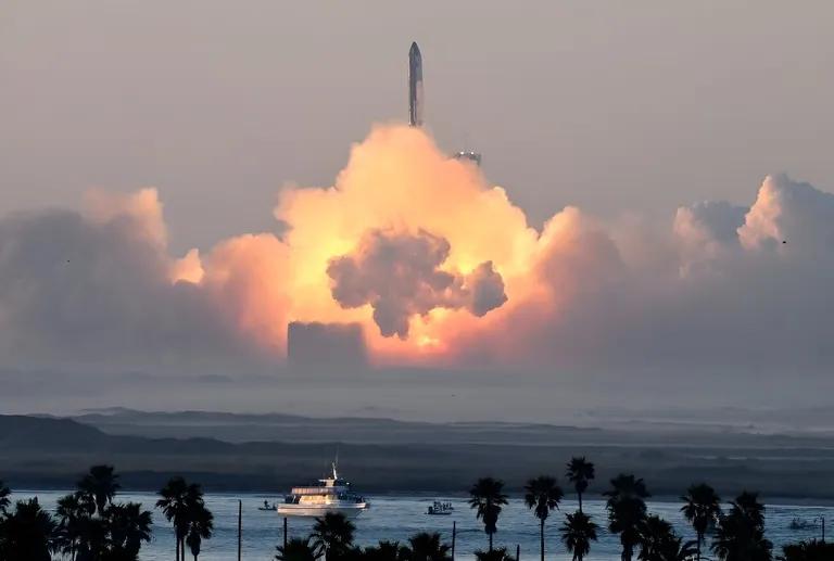  space shuttle volcano seashore coast seacoast sea-coast missile-0