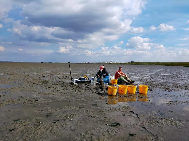  bucket pail sandbar sand bar lakeside lakeshore seashore coast seacoast sea-coast-0