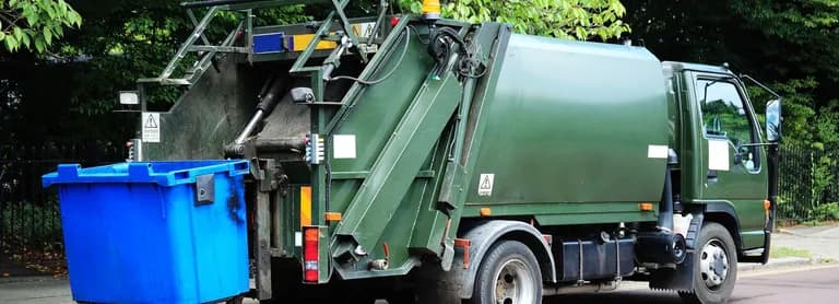  garbage truck dustcart ashcan trash can garbage can wastebin ash bin ash-bin ashbin dustbin trash barrel trash bin vacuum vacuum cleaner tow truck tow car wrecker-0